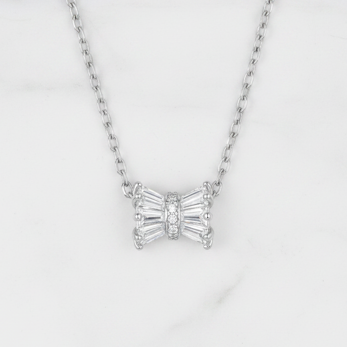 925 sterling silver divine necklace by CHAKORE - Flat lay on marble
