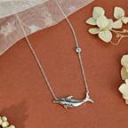 Black Whale 925 Silver Necklace