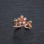 Eden Flora Rose Gold 925 Silver Ring