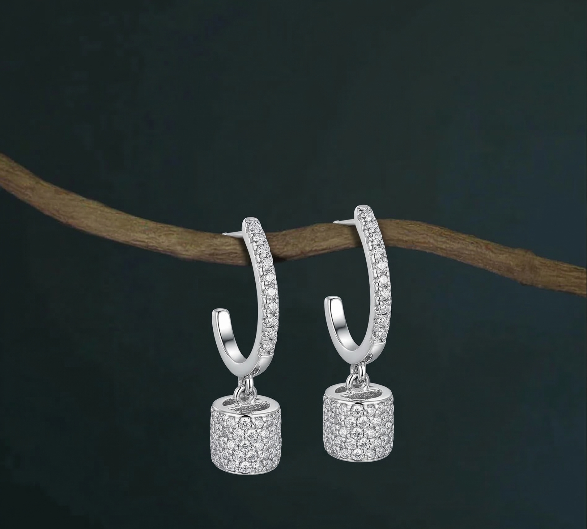 Bright Bali Bell 925 Silver Earrings