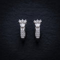 Regal Arch 925 Silver Hoops Earrings