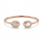 Aura Rose Dual Eclipse bracelet on white