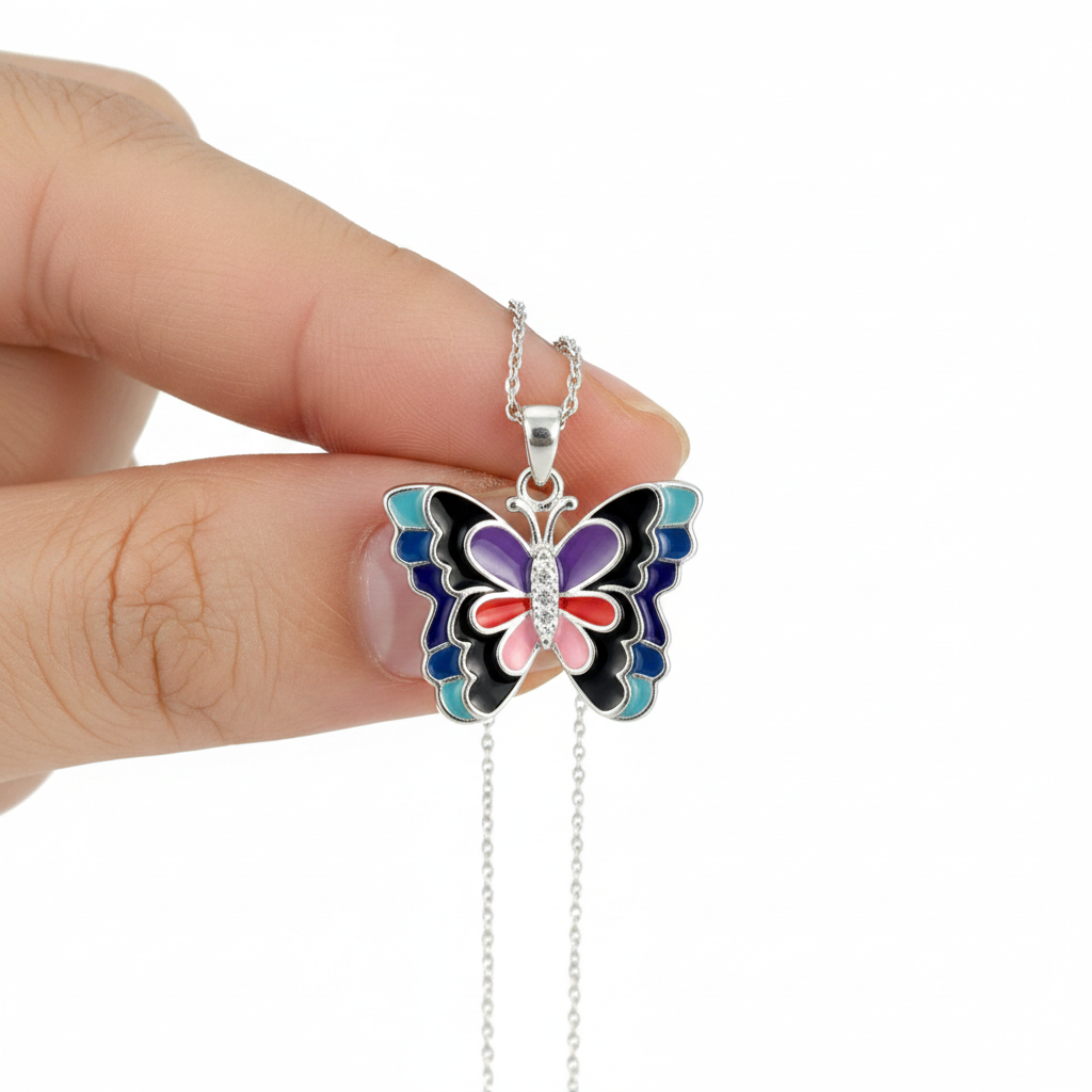 Butterfly Necklace Scale Reference