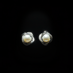 Crystal Swirl Studs – Dark Cinematic