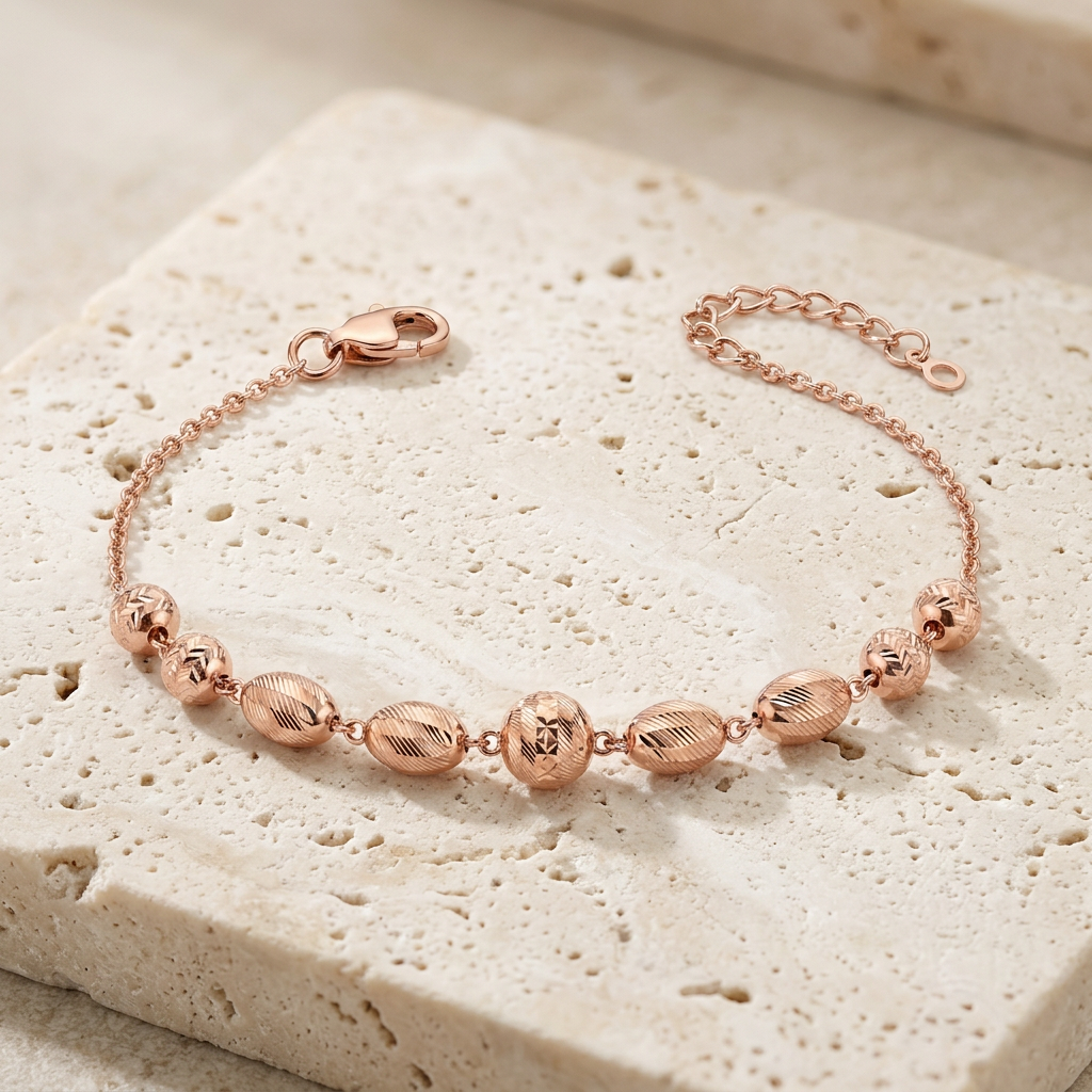 Elara bracelet styled on ivory stone