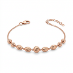 Elara Rose Orb Capsule bracelet on white