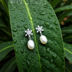 Snowflake Pearl Drop – Raindrop Leaves