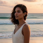 Starfish Studs – Beach Coastal Indian Model
